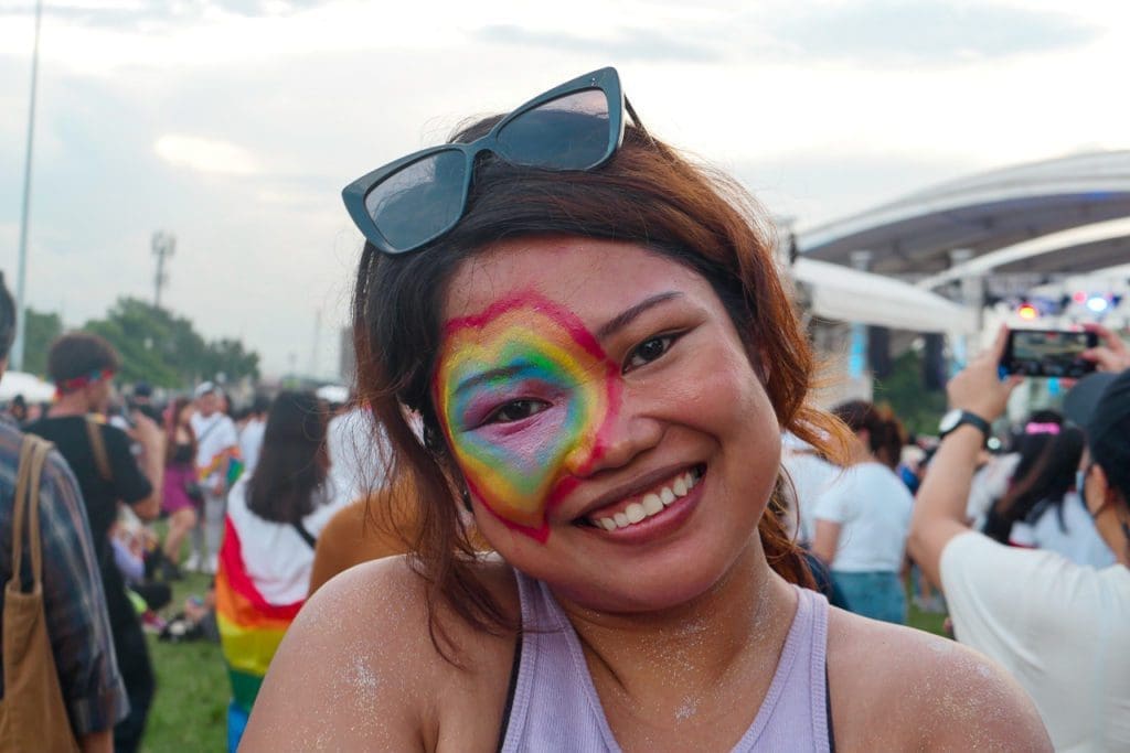 The Metro Manila Pride event took place in the streets of Makati as participants celebrated and rose awareness about the need for equality.