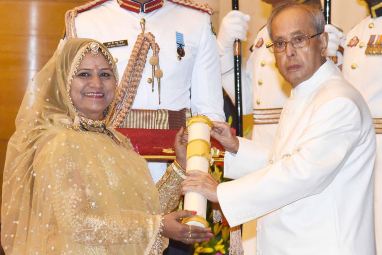 Rajasthani Kalbelia dancer Gulabo Sapera receives Padma Shri, the highest civilian award in India