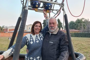Leticia and Carlos Niebuhr are the first hot air balloon instructors in Argentina to become a couple and are planning a cross-country trip in their balloon