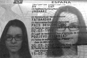 Fatbardha's expired passport, which document's Spain's view that she hails from an "unknown country"