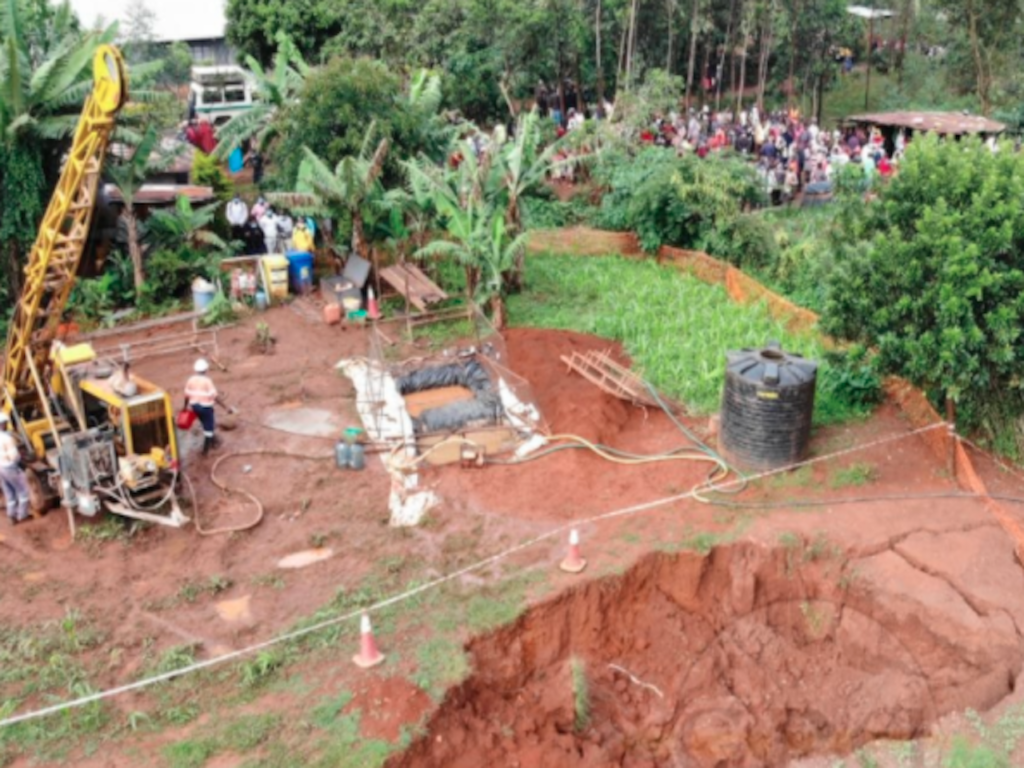 Secuelas de la mina colapsada. | Kelly Ogome