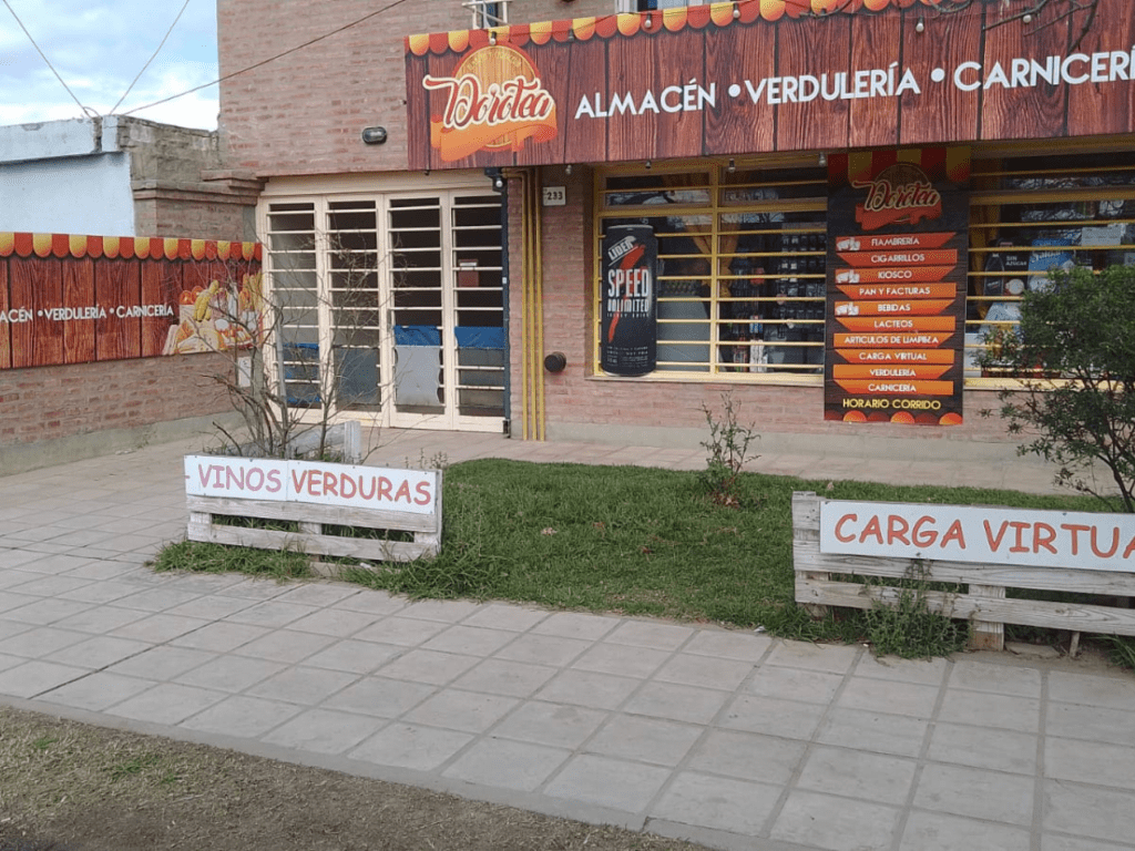 The storefront of a business targeted in late August during the infamous lootings in Argentina