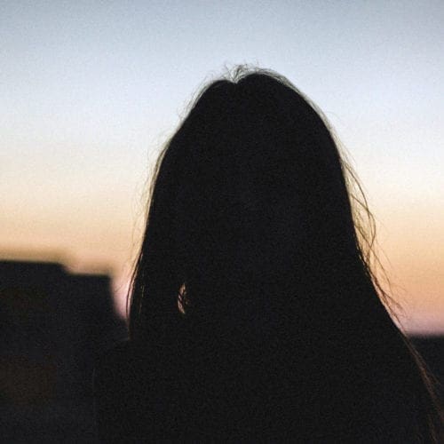 Woman in shadow
