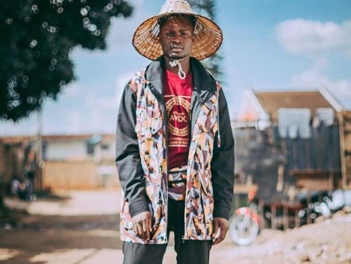Designer David Ochieng in Avido fashion where he grew up in Kibera slum