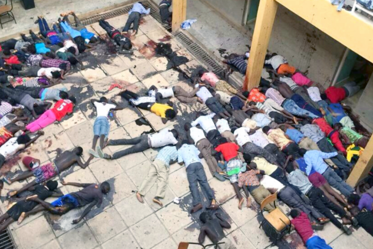 Víctimas del ataque al Garissa University College en la región noreste de Kenia